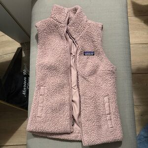 Patagonia Light Pink Sherpa Vest